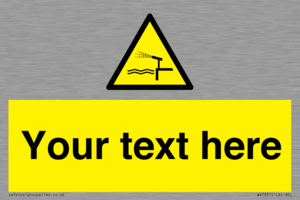 Custom warning water cannon